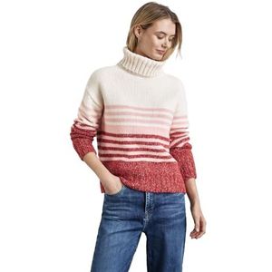 Street One - A302968 - Damestrui - Bloemblaadje Roze - Gebreid - Schildpad Kraag - Lange Mouwen