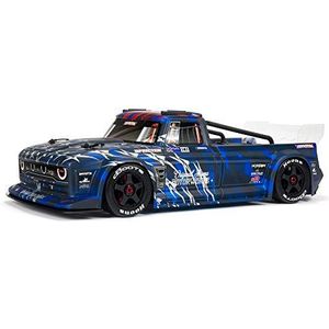 ARRMA 1/7 INTROCTION 6S BLX V2 All-Road RC vrachtwagen RTR (zender en ontvanger inbegrepen, batterijen en oplader vereist), blauw, ARA7615V2T1