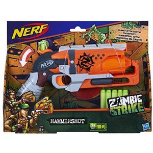 Nerf Zombie Strike Hammershot, speelgoedblaster, voor kinderen vanaf 8 jaar