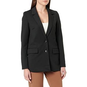 VERO MODA Dames Vmlucca Ls Loose Jersey Noos Blazer, zwart, L