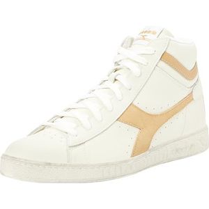 Diadora Game L High Waxed Suede Pop, uniseks, volwassenen, wit/melk, 38 EU, witte melk, 38 EU