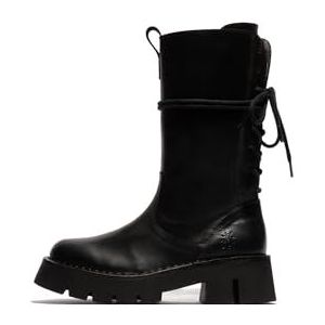 Fly London BERF160FLY Fashion dameslaarzen, zwart, maat 35, Zwart, 35 EU
