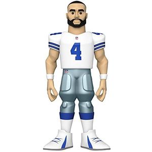 Funko 64538 Gold 12"" NFL: Cowboys- Dak Prescott - W/CHASE!! 1 in 6 chance of receiving the special addition RARE chase version