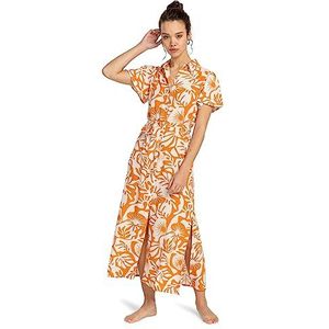 BILLABONG Maxi-jurk voor dames, oranje, L