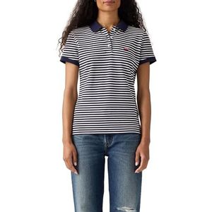 Klassiek - Polo - Marineblauw - Katoen - Korte Mouwen
