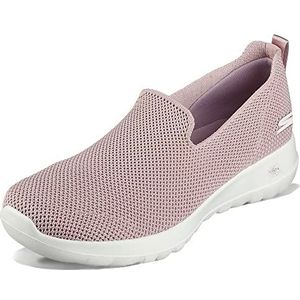 Skechers Women's GO Walk Joy-Sensational Day Sneaker, Mauve, 6