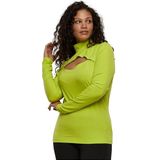 Urban Classics - Dames Turtleneck T-shirt - Zwart - Lange Mouwen