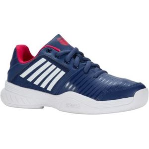 K-Swiss Performance Court Express Carpet tennisschoen voor jongens, Blue Opaal White Lollipop, 33 EU