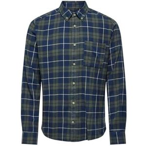 ONSRAL LS Slim Check Shirt, Navy Blazer/Checks: big check, XXL