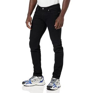 Pepe Jeans Skinny Fit Jeans voor heren, Zwart (Denim-xf1), 38W / 32L