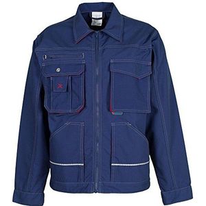 Planam taillejas ""Basalt"" maat 50, marine/rood, 2812050