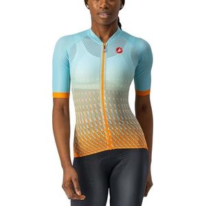 CASTELLI Lang shirt voor dames, Sky Light/Light Acqua-pop Oran, XL