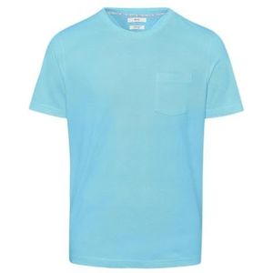 BRAX Heren Style Todd Ultralight Easy Care Pique Borsttas T-Shirt, GroteÂS, grijs., S