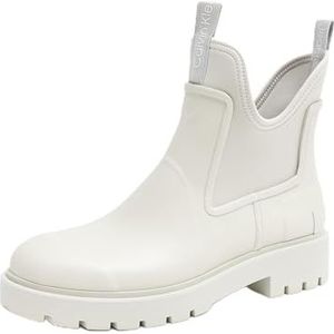 Calvin Klein Jeans Dames MID Rainboot Chelsea YW0YW01034 laarzen, grijs (Oyster Mushroom), 6 UK, Grijze Oesterzwam, 39 EU