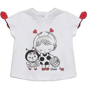 Chicco T-shirt met korte mouwen voor meisjes en meisjes, 033, 74 cm