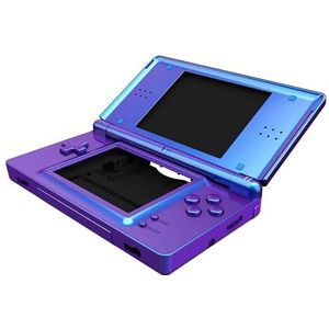 eXtremeRate Hoes Cover Knoppen Vervanging voor Nintendo DS Lite,Behuizingen Schaal Shell Buttons Kit voor Nintendo DS Lite NDSL (NIET Console)-Kameleon Paars Blauw