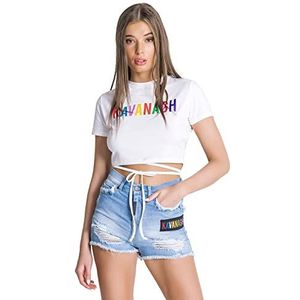 Gianni Kavanagh White Neverland T-shirt voor dames, Regulable, L