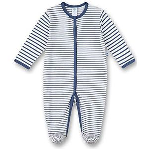 Sanetta Baby-jongens rompertje blauw peuter pyjama, ink blue, 74 cm