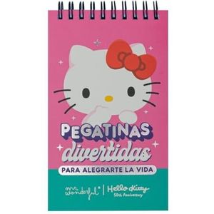 Mr Wonderful Hello Kitty Stickerboek x grappige stickers om het leven op te fleuren