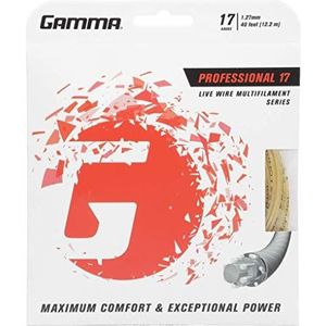 Gamma Tennissaite Professional 17 set, natuur, S