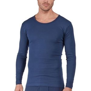 HUBER Herenshirt met lange mouwen pyjama-bovendeel, groen (marine 0386), M