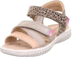Superfit Sparkle sandalen voor meisjes, Beige Goud 4000, 27 EU Weit