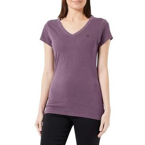 G-STAR Raw Eyben Slim Top Over Dyed voor dames, Paars (Lt Maze Gd D21314-b059-g217), L