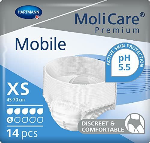 MoliCare - Premium Mobile - Pantalons Jetables - 6 Gouttes - Unisex