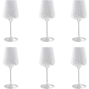 Livellara Milano Wijnglas 310 ml glas, set van 6, speciale glazen voor rode of witte wijn, transparant, collectie: Renaissance, 72015003