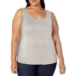 Amazon Essentials Women's Plus Size Tank,lichtgrijs Hei,1X