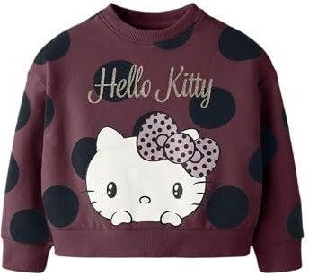 NAME IT Sweatshirt  pastelroze / wijnrood / zwart / wit