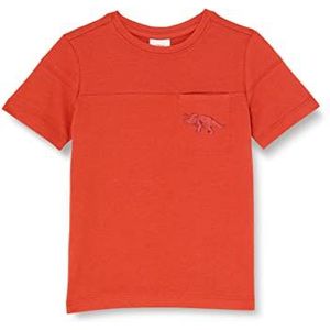 s.Oliver Junior Boy's T-shirt, korte mouwen, oranje, 128/134, oranje, 128/134 cm