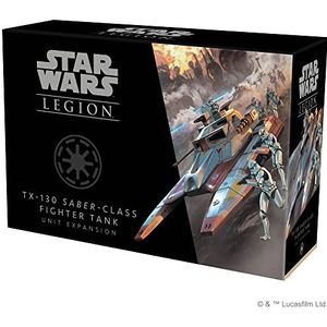 Atomic Mass Games, Star Wars Legion: Galactic Republic Expansions: TX-130 Saber-Class Fighter Tank, Unit Expansion, Miniatures Game, Ages 14+, 2 Players, 90 Minutes Playing Time