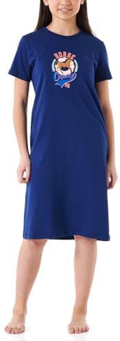 SCHIESSER - Horse World - Nachthemd - Donkerblauw - Knielengte