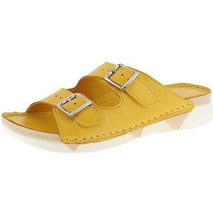 Andrea Conti Muiltjes klompen voor dames 0521700, grootte:36, kleur:Geel