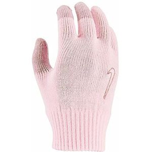 Nike Y Knit Tech and Grip 2.0 Handschoenen, uniseks, voor volwassenen, roze foam, Magic Ember, S/M