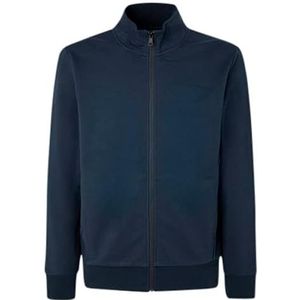 Hackett London Heren Essential FZ Sweatshirt, Grey Marl, XXL