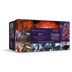 Trefl Prime - Puzzle UFT: Marvel, The Ultimate Marvel Collection - 13500 Stukjes, Grote Puzzel, Dikste Karton, BIO, EKO, Collage Met Superhelden, Vermaak Voor Volwassenen En Kinderen Vanaf 12 Jaar