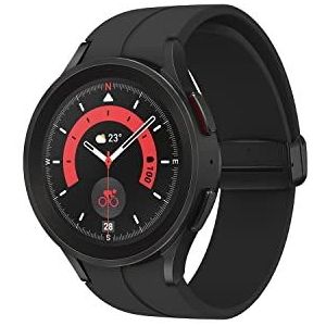 Samsung Galaxy Watch5 Pro, Smartwatch, gezondheidsbewaking, sport-tracking, Bluetooth, 45 mm, titanium, zwart
