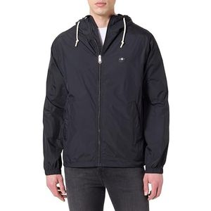 GANT Lichtgewicht opvouwbare windbreaker, zwart, XS