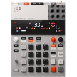 Teenage Engineering EP-133 K.O. II sampler, drummachine en sequencer met ingebouwde microfoon en effecten