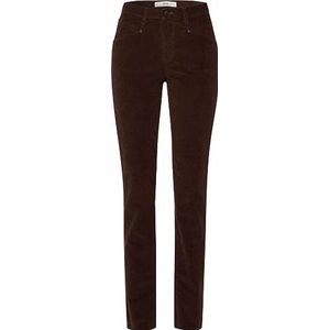 Style - Mary New - Ribbroek - Chocolade - Regular Fit