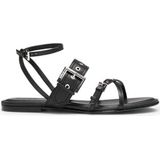 HUGO - Sandalen - Leren - Metallic Oogjes en Studs