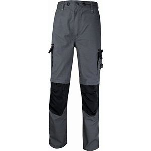 Delta Plus M5PANBN3X Mach Spirit Werkbroek van katoen/polyester, Small, grijs/zwart