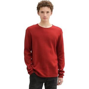 TOM TAILOR Denim heren trui, 14302 - Velvet Red, XL