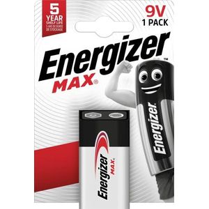 Batteria 9 V Alcalina Energizer Max (1 Pz)