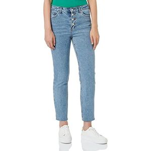 ONLY ONLEmily Life HW Cropped Straight Fit Jeans voor dames, blauw (light blue denim), 28W x 34L