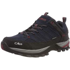 CMP Rigel Low Trekking Shoe Wp heren Wandelschoen, Grijs asfalt Syrah 62bn, 40 EU