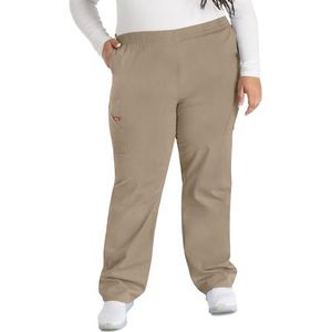 Dickies Women's Tall EDS Signature Missy Fit Pull-On Cargo Pant, Khaki Large