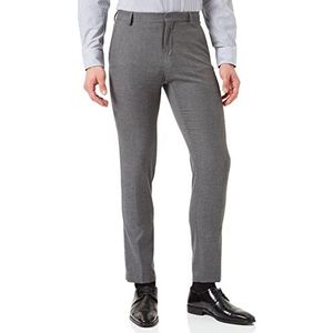 SELECTED HOMME Heren Slhslim-mylologan Grey Struc TRS B Noos kostuumbroek, Grijs (light grey melange), 44